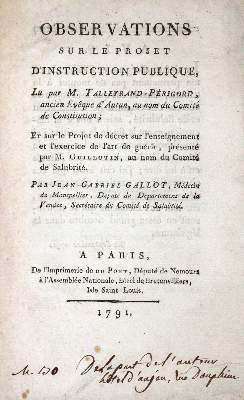 Bild Nr.1: 127-466 (Talleyrand-Perigord,C.M.de).: (Aus der Sammlung Professor Dr.Dr.Johannes Büttner Teil 1)