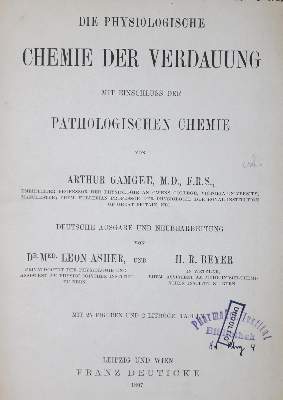 Bild Nr.1: 127-484 Verdauung.: (Aus der Sammlung Professor Dr.Dr.Johannes Büttner Teil 1)