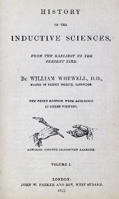 Bild Nr.1: 127-500 Whewell,W.: (Aus der Sammlung Professor Dr.Dr.Johannes Büttner Teil 1)