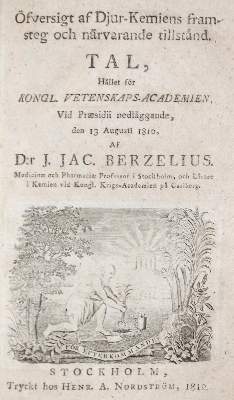 Bild Nr.1: 127-519 Berzelius,J.J.: (ZZRückgänge Sgl. Prof. Büttner Teil 1)