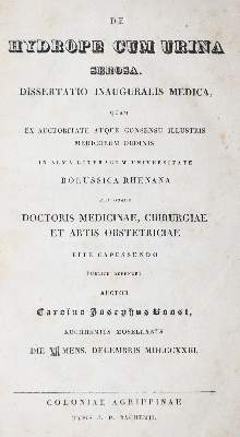 Bild Nr.1: 127-56 Boost,C.J.: (Aus der Sammlung Professor Dr.Dr.Johannes Büttner Teil 1)