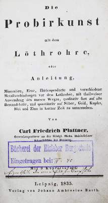 Bild Nr.1: 127-584 Plattner,C.F.: (ZZRückgänge Sgl. Prof. Büttner Teil 1)