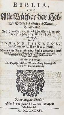 Bild Nr.1: 127-627 Biblia germanica.: (Bibeln)