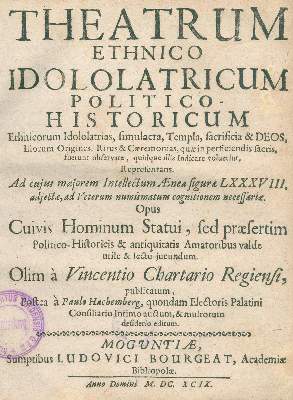 Bild Nr.2: 127-658 Cartari,V.: (Alte Drucke, Handschriften und Theologie)
