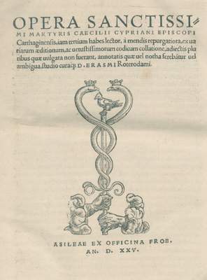 Bild Nr.1: 127-666 Cyprianus,C.: (Alte Drucke, Handschriften und Theologie)