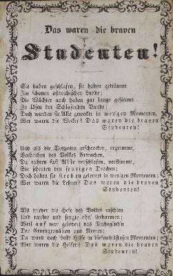 Bild Nr.1: 127-670 (Buchheim,A.).: (Einblattdrucke u. Flugschriften)