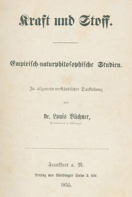 Bild Nr.1: 127-68 Büchner,L.: (Aus der Sammlung Professor Dr.Dr.Johannes Büttner Teil 1)