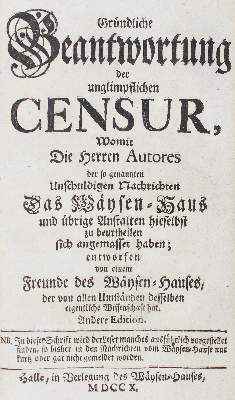 Bild Nr.1: 127-686 Francke,A.H.: (Alte Drucke, Handschriften und Theologie)