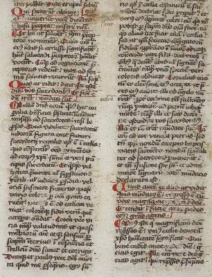 Bild Nr.1: 127-703 Einbandmakulatur.: (Handschriften)