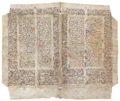 Bild Nr.2: 127-704 Einbandmakulatur.: (Handschriften)