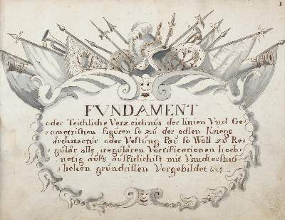 Bild Nr.1: 127-711 Fundament: (Handschriften, Militaria)