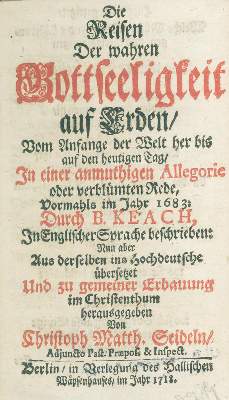 Bild Nr.2: 127-736 Keach,B.: (Alte Drucke, Handschriften und Theologie)