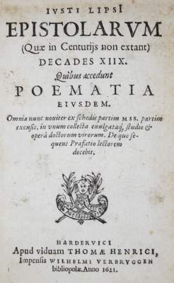 Bild Nr.1: 127-748 Lipsius,J.: (Alte Drucke, Handschriften und Theologie)
