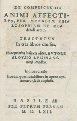 Bild Nr.1: 127-751 Luisini (auch Luigini u. Lovisino),L.: (Alte Drucke, Handschriften und Theologie)