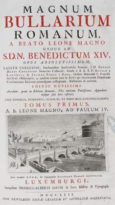 Bild Nr.1: 127-756 Magnum Bullarium Romanum,: (Alte Drucke, Handschriften und Theologie)