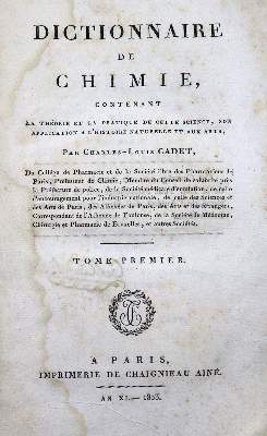 Bild Nr.1: 127-76 Cadet,C.L.: (Aus der Sammlung Professor Dr.Dr.Johannes Büttner Teil 1)
