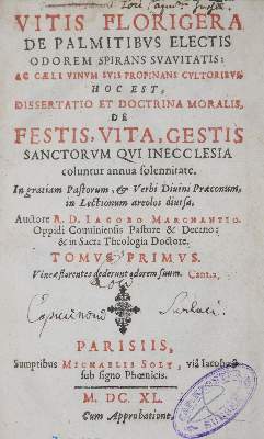 Bild Nr.1: 127-761 Marchant,J.: (Alte Drucke, Handschriften und Theologie)