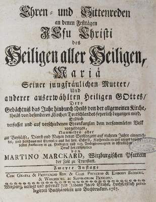 Bild Nr.1: 127-762 Marckard,M. (Hrsg.).: (Alte Drucke, Handschriften und Theologie)
