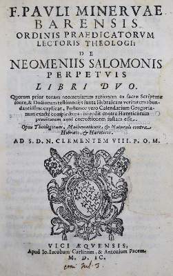 Bild Nr.1: 127-767 Minerva,P.: (Alte Drucke, Handschriften und Theologie)