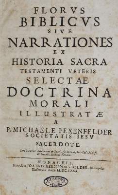 Bild Nr.2: 127-780 Pexenfelder,M.: (Alte Drucke, Handschriften und Theologie)