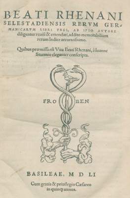 Bild Nr.1: 127-788 Rhenanus,B.: (Alte Drucke, Handschriften und Theologie)