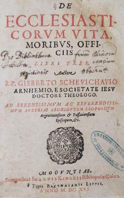 Bild Nr.1: 127-815 Schevichavius,G.: (Alte Drucke, Handschriften und Theologie)