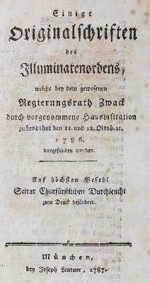 Bild Nr.1: 127-865 (Weishaupt,A.).: (Freimaurerei)