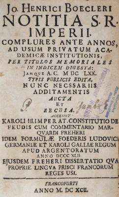 Bild Nr.1: 127-874 Boecler,J.H.: (Juridica und Kriminologie)