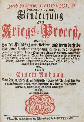 Bild Nr.1: 127-876 Ludovici,J.F.: (Juridica und Kriminologie)