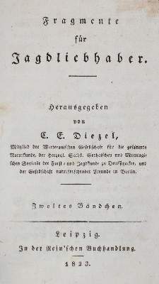 Bild Nr.1: 127-978 Diezel,C.E.: (Jagd)