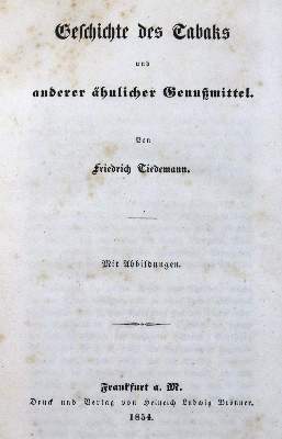 Bild Nr.1: 127-986 Tiedemann,F.: (Küche und Haushalt, Genussmittel, Tabak)