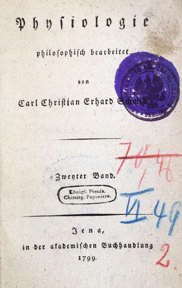 Große Abbildung Nr.2: 128-100 Schmid,C.C.E.: (Aus der Sammlung Professor Dr.Dr.Johannes Büttner Teil 1)