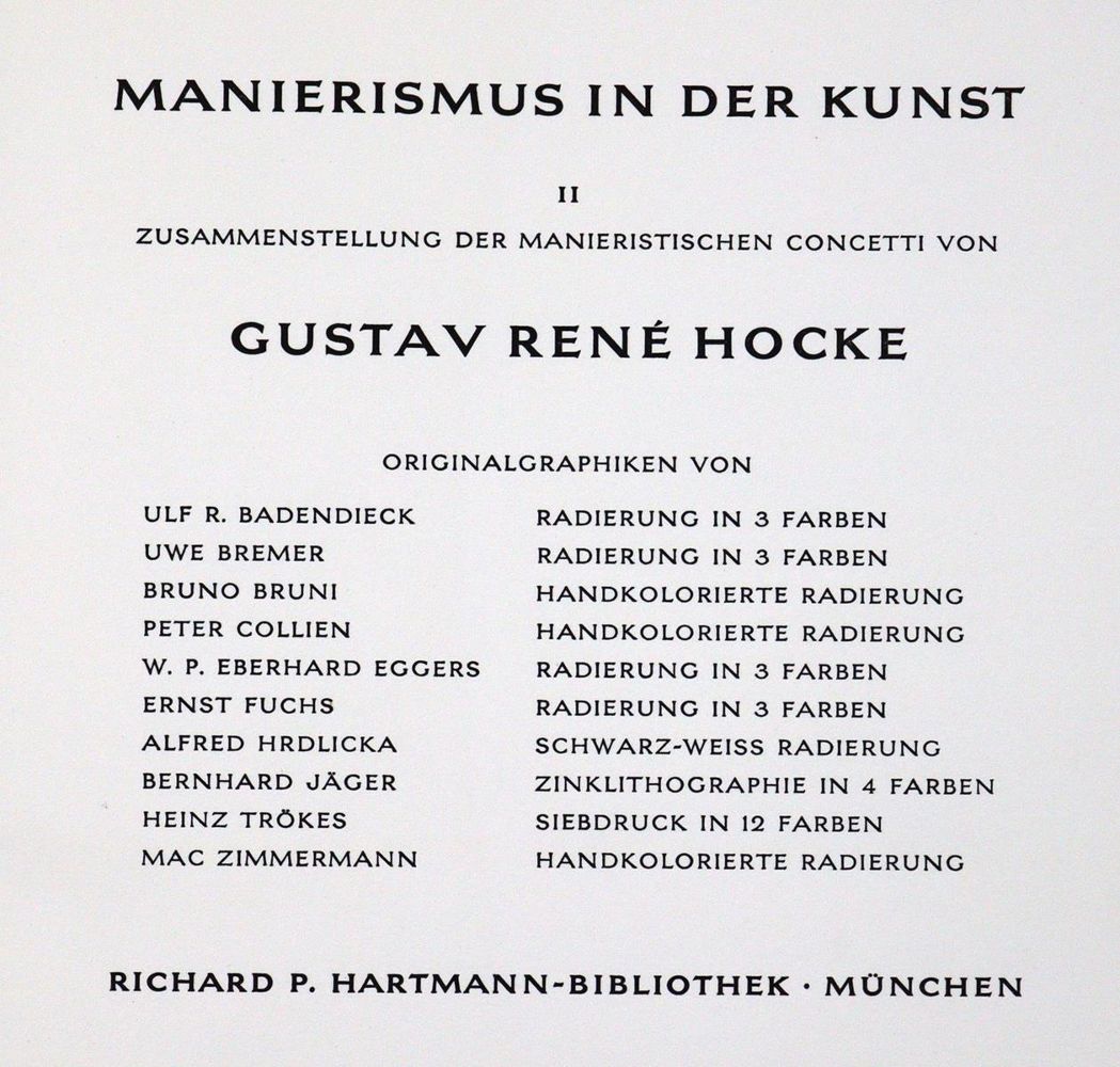 Große Abbildung Nr.2: 128-1054 Hocke,G.R.: (Kunstwissenschaft)