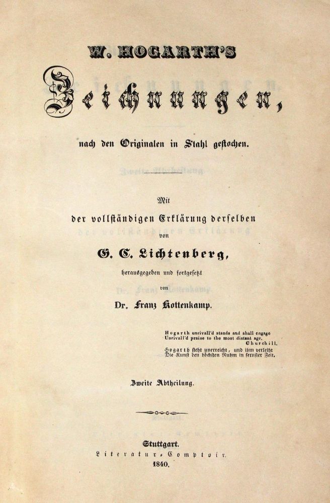 Große Abbildung Nr.1: 128-1055 Hogarth,W.: (Kunstwissenschaft)