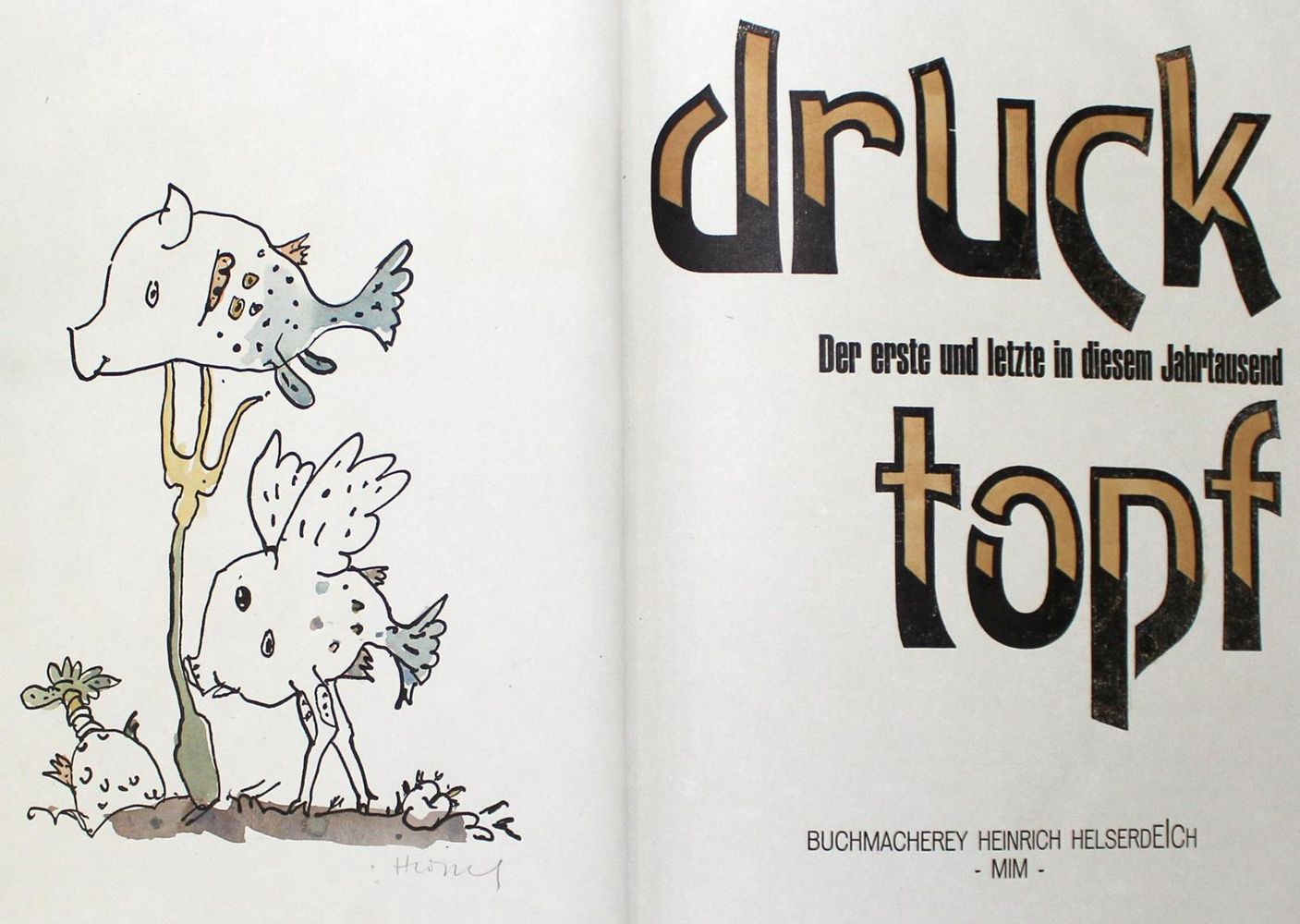 Große Abbildung Nr.1: 128-1096 Drucktopf.: (Buchobjekt)