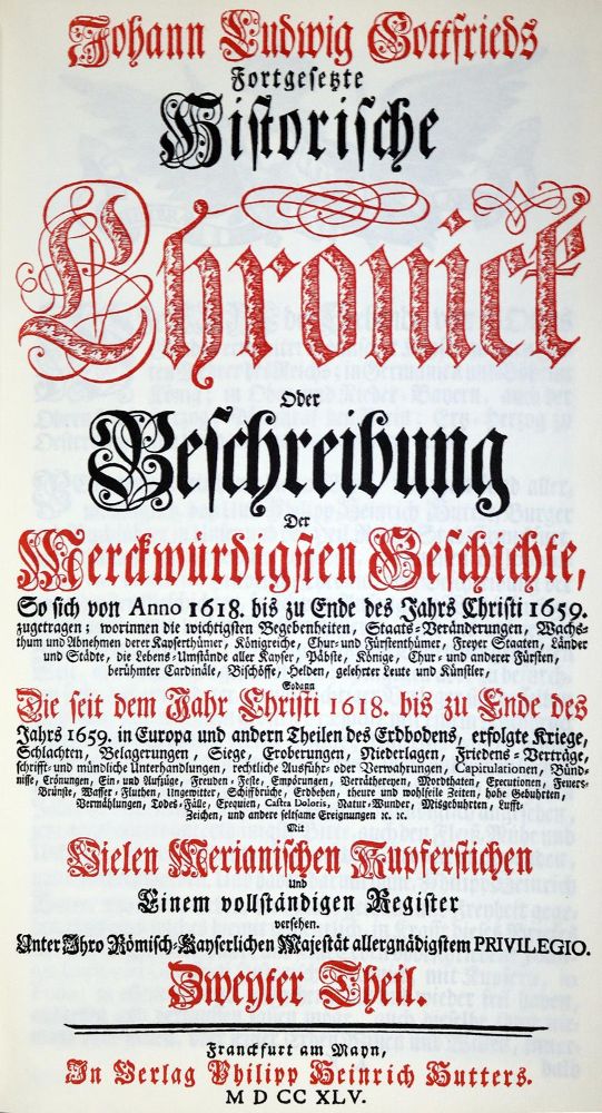 Große Abbildung Nr.1: 128-1123 Gottfried,J.L.: (Faksimile)