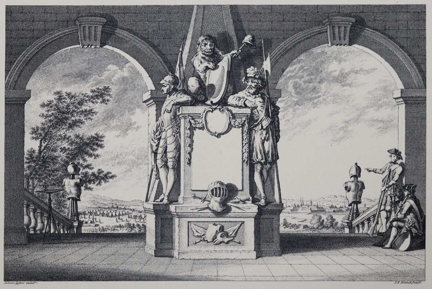 Große Abbildung Nr.1: 128-1127 Hoffmann,J.J.: (Faksimile)
