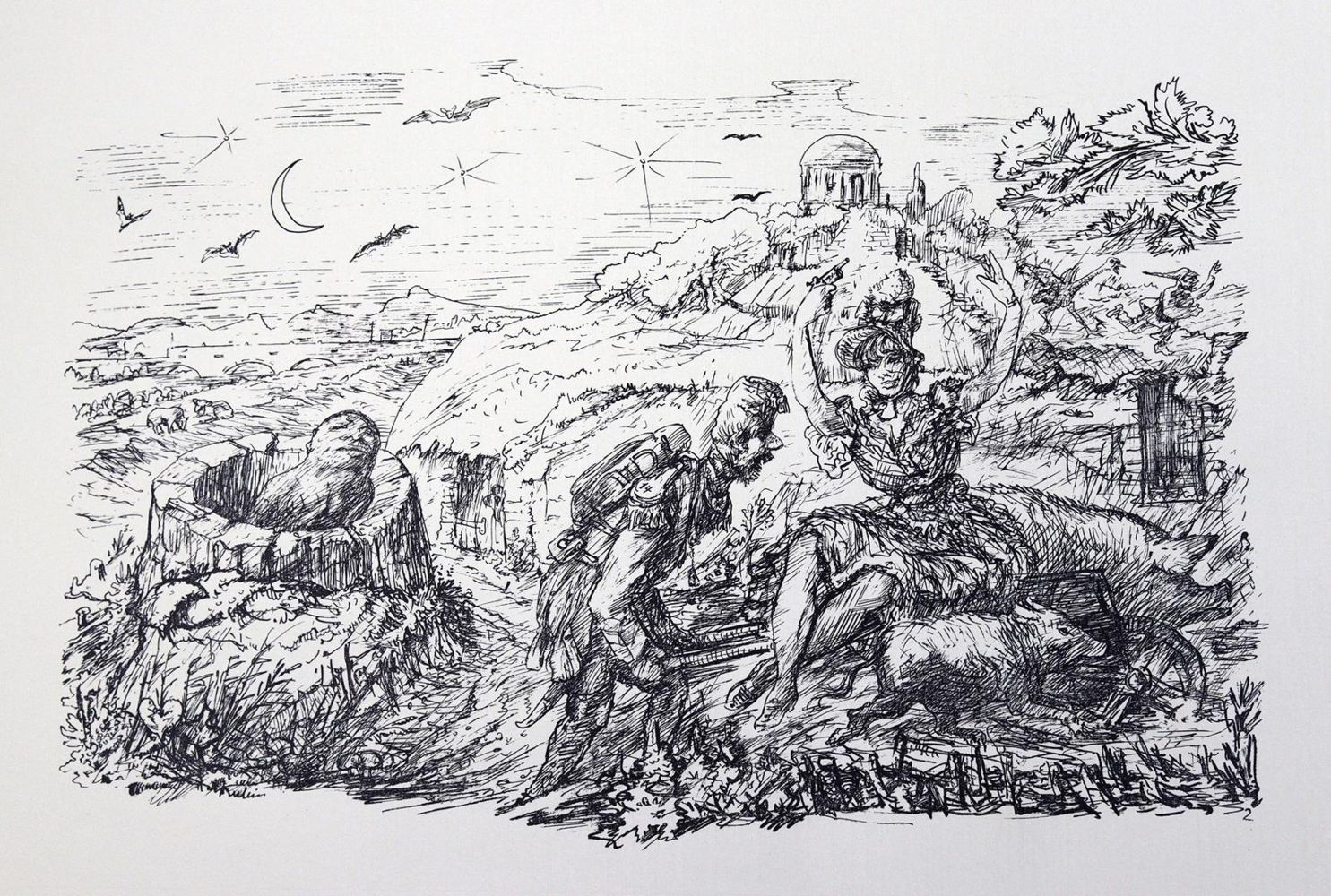 Große Abbildung Nr.1: 128-1129 Kubin,A.: (Faksimile)