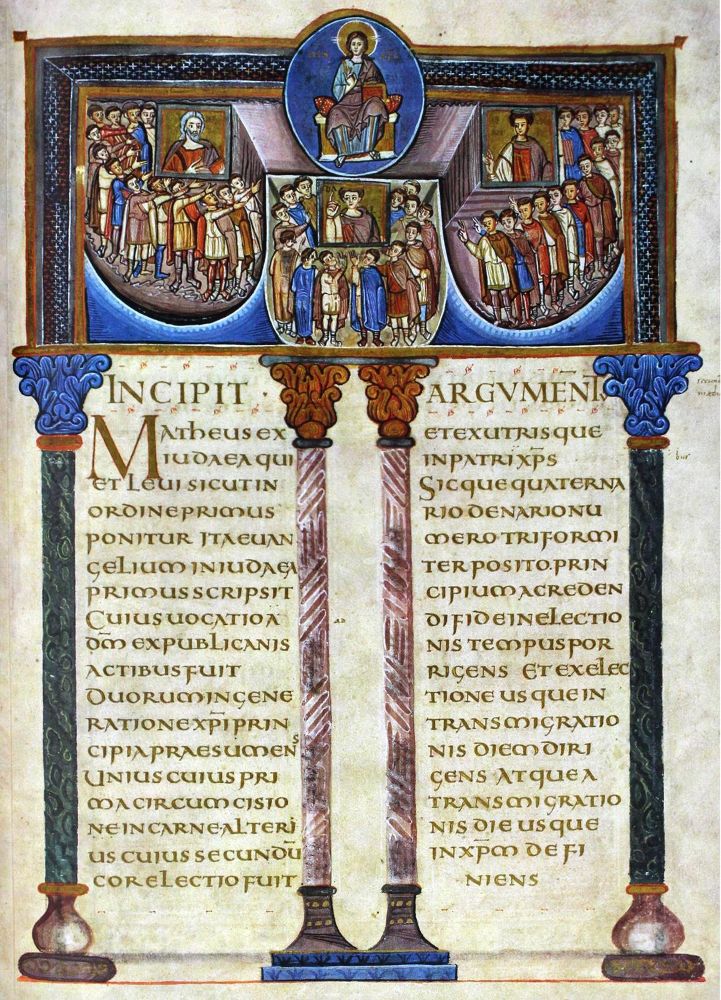Große Abbildung Nr.1: 128-1131 Lorscher Evangeliar, Das.: (Faksimile)