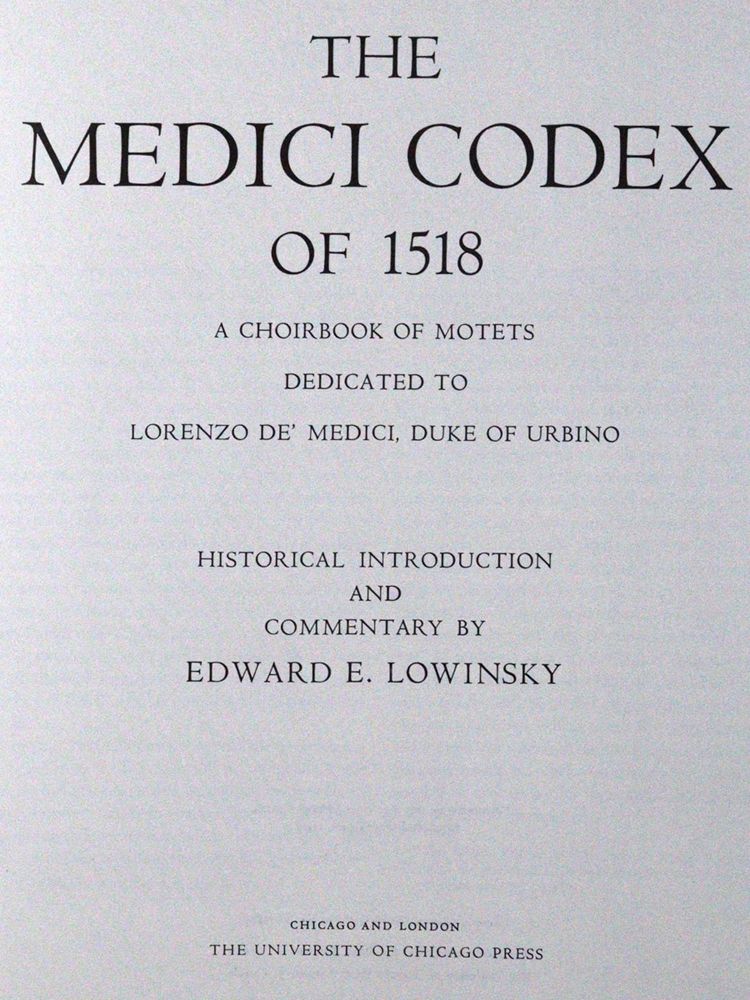 Große Abbildung Nr.1: 128-1132 Medici Codex of 1518, The.: (Faksimile)