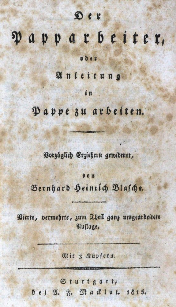 Große Abbildung Nr.1: 128-1172 Blasche,B.H.: (Papier)