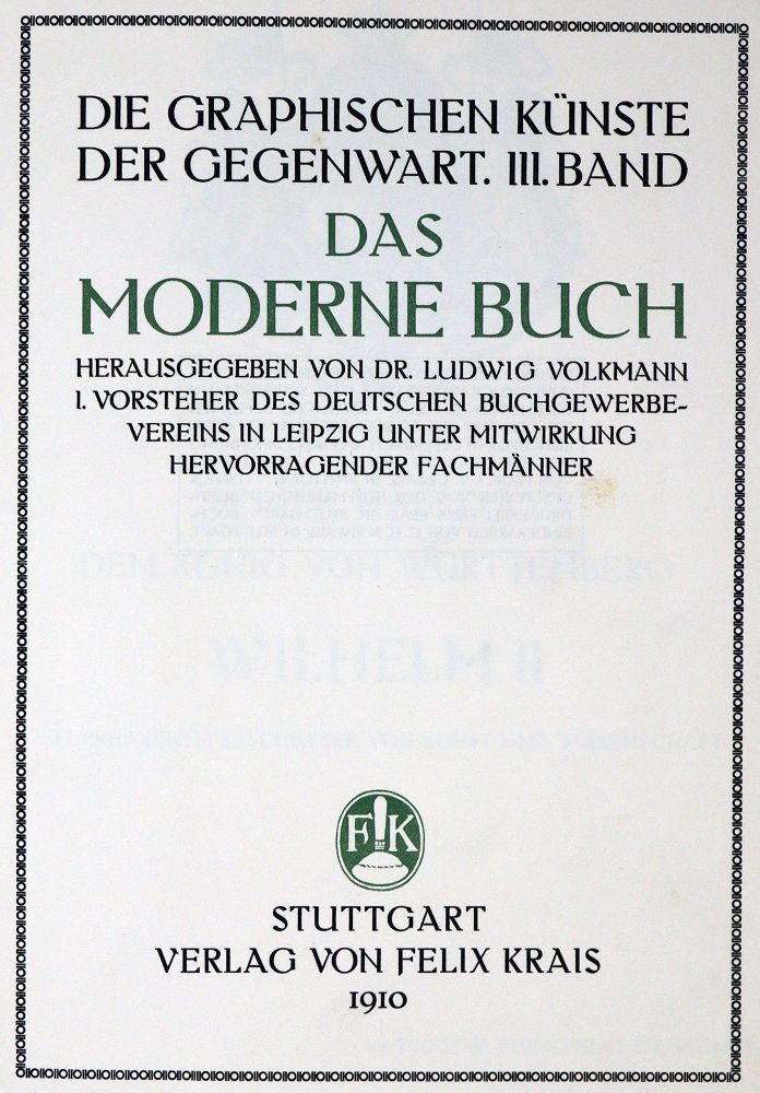 Große Abbildung Nr.1: 128-1187 Volkmann,L. (Hrsg.).: (Bibliographie und Buchwesen)