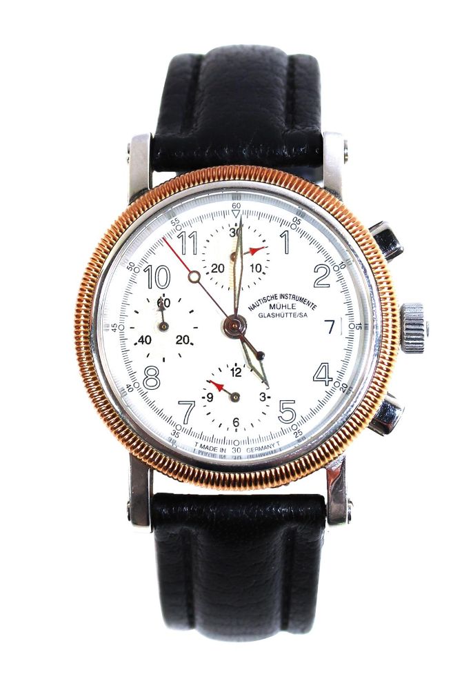 Große Abbildung Nr.1: 128-1194 Mühle Glashütte,: (Aktuelle Mode - Lifestyle - Vintage, Armbanduhren)