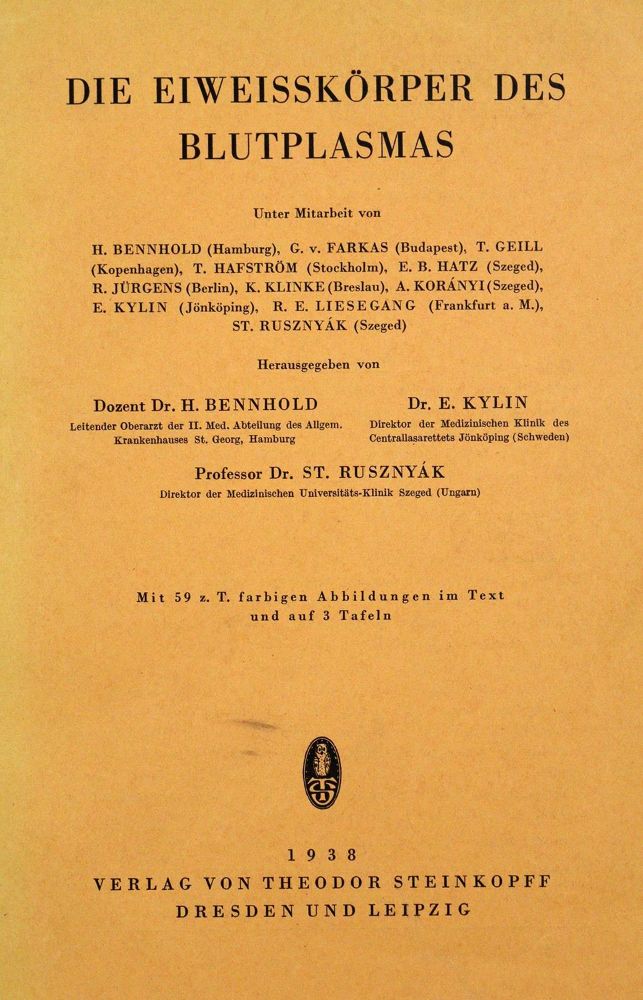 Große Abbildung Nr.31: 128-122 Benedict,F.G. u. E.P.Cathcart.: (ZZRückgänge Sgl. Prof. Büttner Teil 1 und 2)