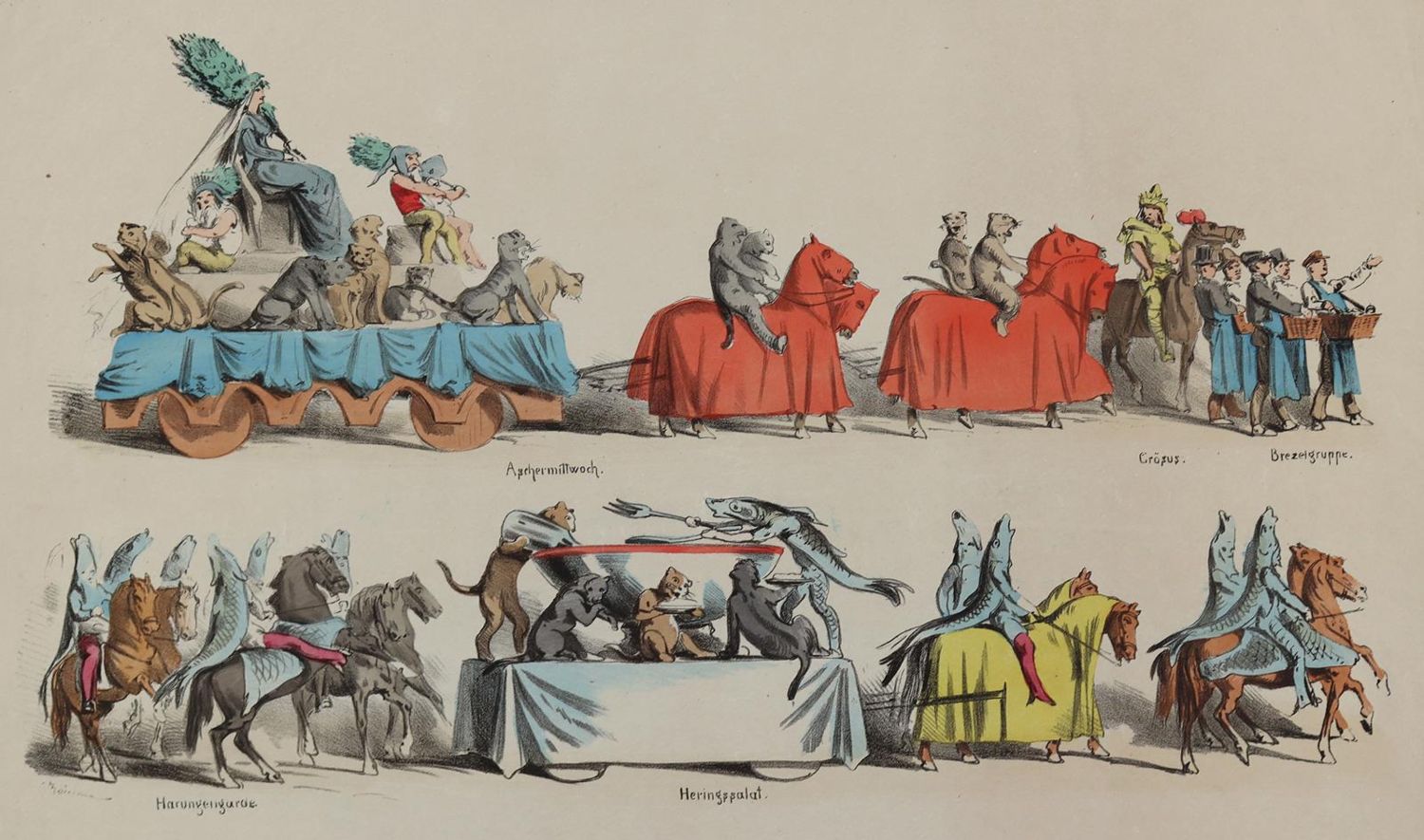 Große Abbildung Nr.1: 128-1230 Leipzig.: (Karneval)