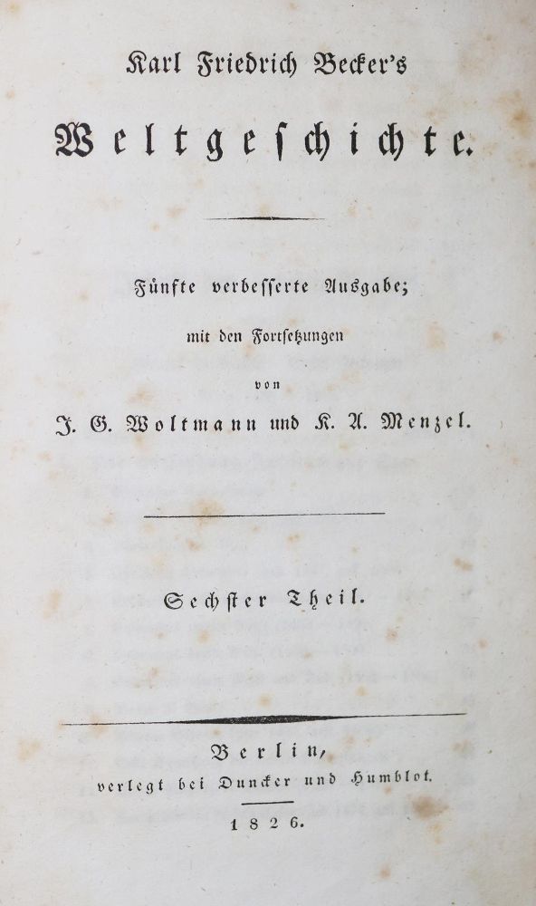 Große Abbildung Nr.1: 128-1242 Becker,K.F.: (Kinder- und Jugendbücher)