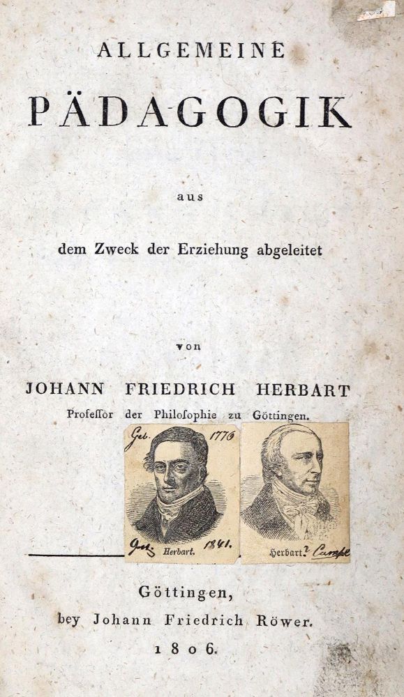 Große Abbildung Nr.1: 128-1276 Herbart,J.F.: (Pädagogik)