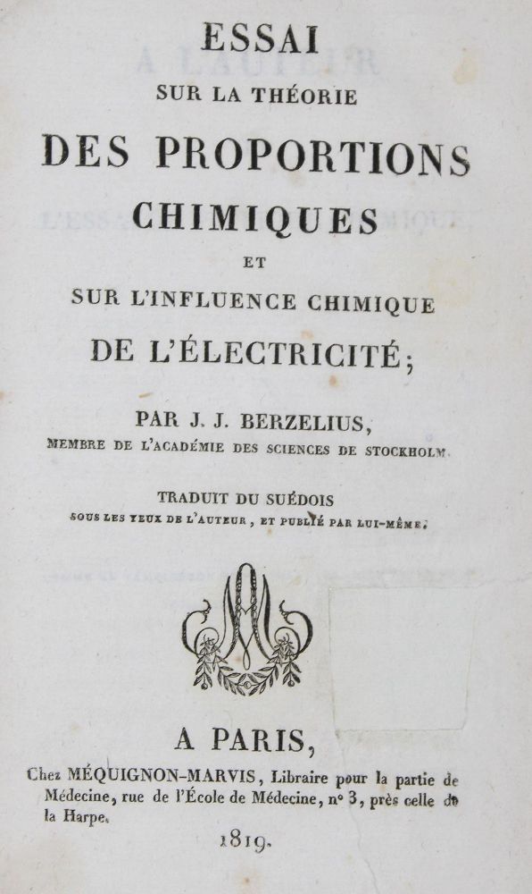 Große Abbildung Nr.1: 128-128 Berzelius,J.J.: (ZZRückgänge Sgl. Prof. Büttner Teil 1 und 2)