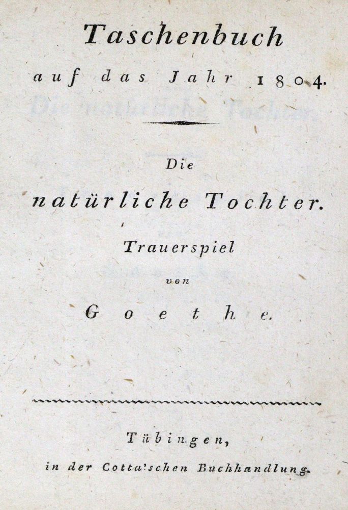 Große Abbildung Nr.1: 128-1306 Taschenbuch für 1804.: (Almanache)