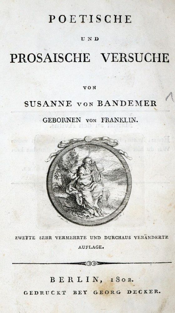 Große Abbildung Nr.1: 128-1320 Bandemer,S.v.: (Literatur und illustrierte Bücher bis 19.Jahrhundert)